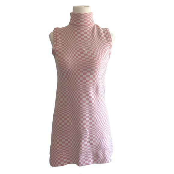 Unif checkered illusions dress - Picture 1 of 3